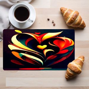 Tempered Glass Cutting Board Love Spread Decorative Dishwasher Safe Made in USA