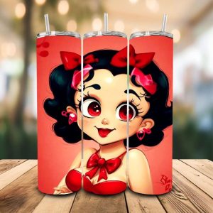 16 oz Tumbler Pretty Girl Kids World Stainless Steel Thermal Double Walled Vacuum Insulated