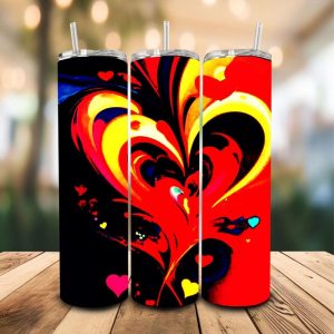 16 oz Tumbler Spread Love Stainless Steel Thermal Double Walled Vacuum Insulated Wedding Gift
