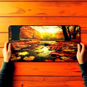 Office Desk Mat Autumn Magic Professional Pad Non-Slip Rubber Business Empower