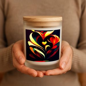 11 oz Vegan Candle Vibrant Love Spread Clean Burning Coconut Apricot Wax Biodegradable Made in USA